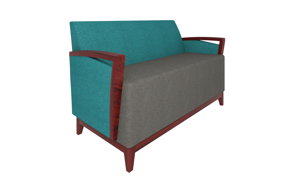 Hickory Contract Urban Loveseat 5322
